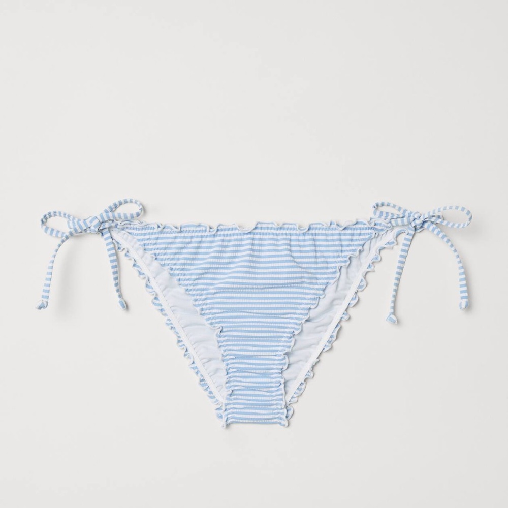*FINAL SALE* Searsucker 'Ruched' Bikini Bottom 14